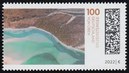 3691 Deutschland von oben: Sylvensteinsee, rechts, ** postfrisch