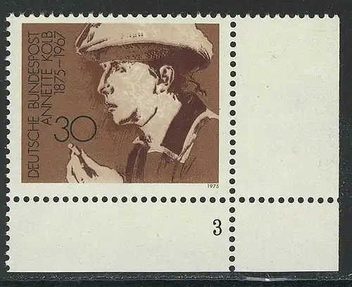 826 Deutsche Frauen 30 Pf Annette Kolb ** FN3
