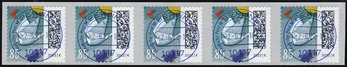 3652 Pigeon-lettre 85 centimètre sk de 5000 bandes de 5x GERADE Numéro, ET VS Berlin
