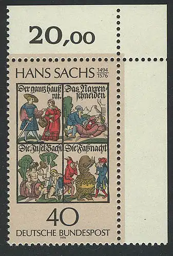 877 Hans Sachs ** Coin o.r.