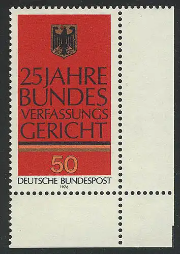 879 Cour constitutionnelle fédérale ** Coin et r.