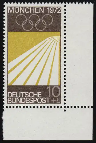 587 Jeux olympiques d'été 10+5 Pf Athlétisme ** Coin et r.