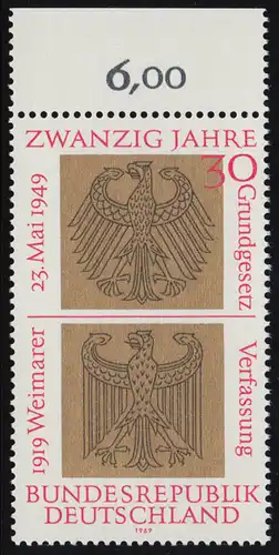 585 Grundgesezt / Verfassung ** Oberrand
