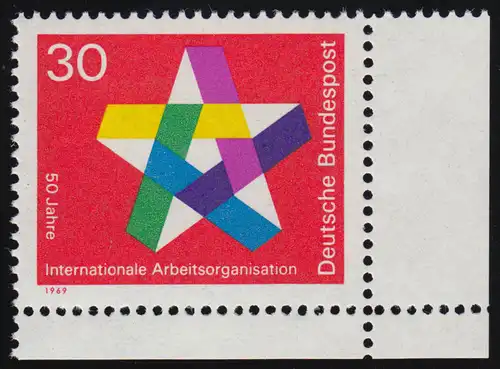 582 IOA Internationale Arbeitsorganisation ** Ecke u.r.
