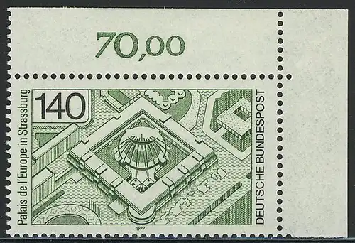 921 Conseil de l'Europe Strasbourg ** Coin o.r.