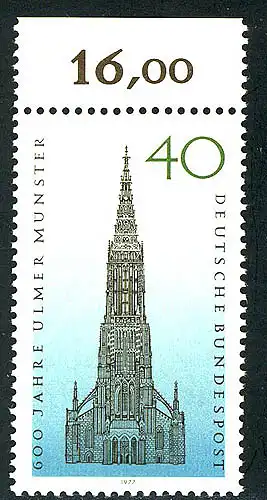 937 Ulmer Münster ** Oberrand