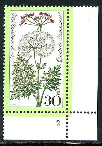 949 Fleurs prés 30+15 Pf Cumin ** FN2