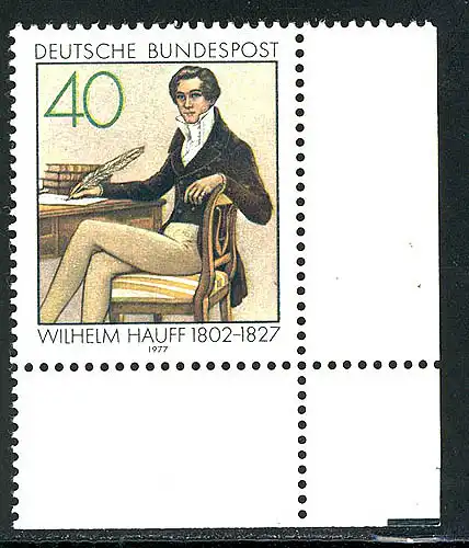 954 Wilhelm Hauff ** Coin et r.