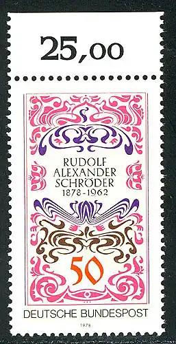 956 Rudolf Alexander Schröder ** Oberrand