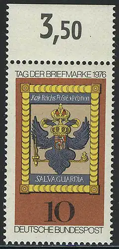 903 Jour du timbre ** Haut-rand