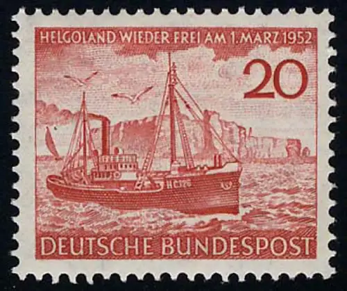152 Helgoland - Marke ** postfrisch