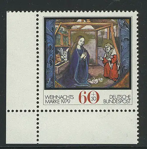 1032 Noël La naissance du Christ ** Coin et l.