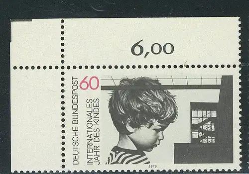 1000 Jahr des Kindes ** Ecke o.l.