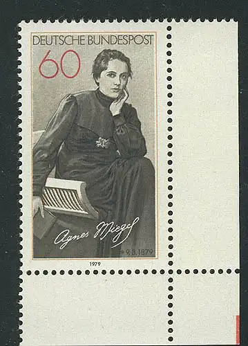1001 Agnes Miegel ** Ecke u.r.