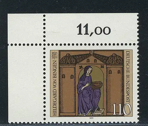 1018 Hildegard von Bingen ** Coin o.l.