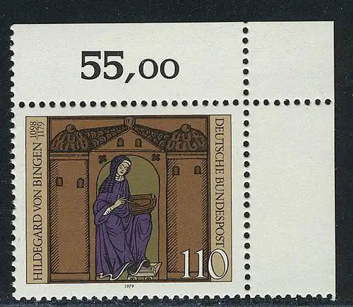 1018 Hildegard von Bingen ** Ecke o.r.
