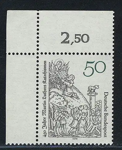 1016 Martin Luther Katechismus ** Ecke o.l.