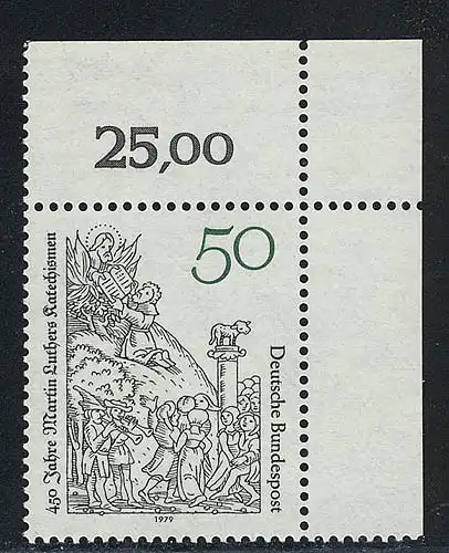 1016 Martin Luther Katechismus ** Ecke o.r.