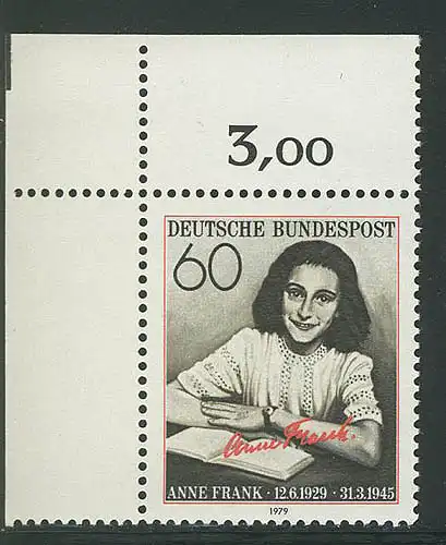 1013 Anne Frank ** Coin o.l.