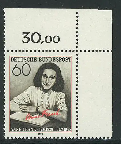 1013 Anne Frank ** Ecke o.r.