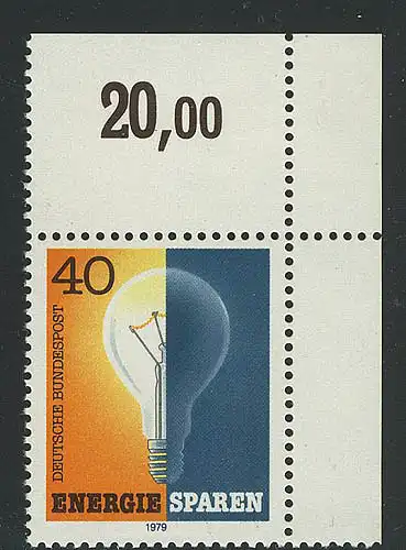 1031 Économisez de l'énergie ** Coin o.r.