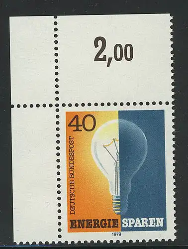 1031 Économisez de l'énergie ** Coin o.l.