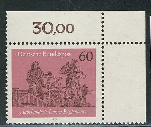 1022 Lotsen-Reglements ** Ecke o.l.