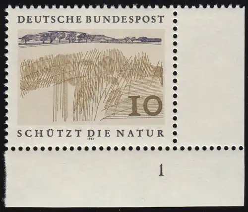 591 Année de conservation 10 Pf Sea Seeseenbeschung ** FN1