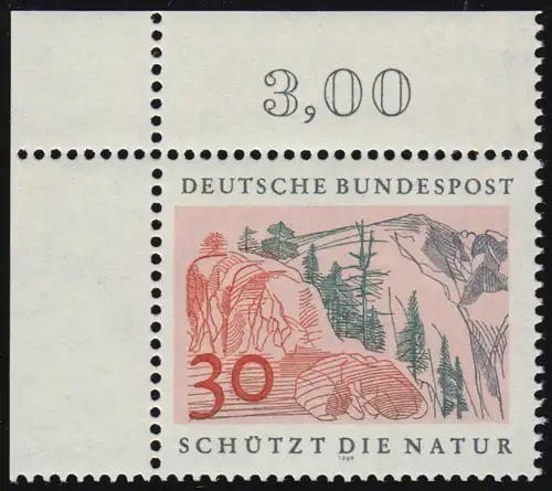 593 Année de conservation 30 Pf Hauts montagnes ** Coin o.l.