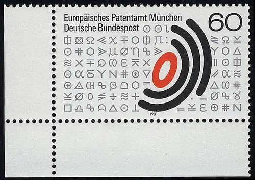 1088 Europäisches Patentamt München ** Ecke u.l.
