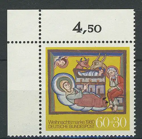 1066 Noël ** Coin o.l.