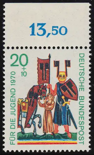 613 Jeunes Minnessianer 20+10 Pf par Eschenbach ** Oberrand