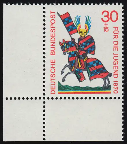 614 Jeunes Minnesseurs 30+15 Pf de Metz ** Coin et l.