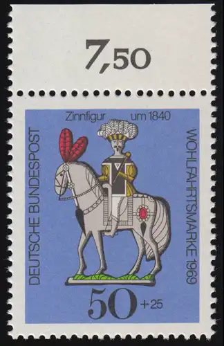 607 Figures d'étain de bienfaisance 50+25 Pf Cavaliers ** Oberrand