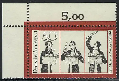 894 Carl Maria von Weber ** Coin o.l.