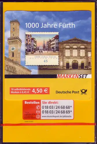 66I SB aa MH Fürth Blister Stand 01/2007, rotes Aufreißband, Label A **