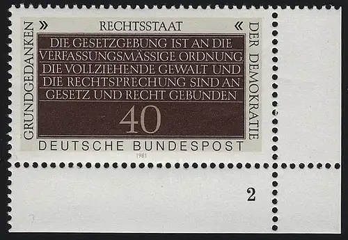 1105 Demokratie 40 Pf Rechtsstaatlichkeit ** FN2