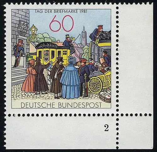 1112 Tag der Briefmarke ** FN2