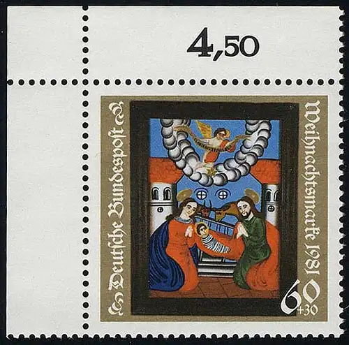 1113 Weihnachten ** Ecke o.l.