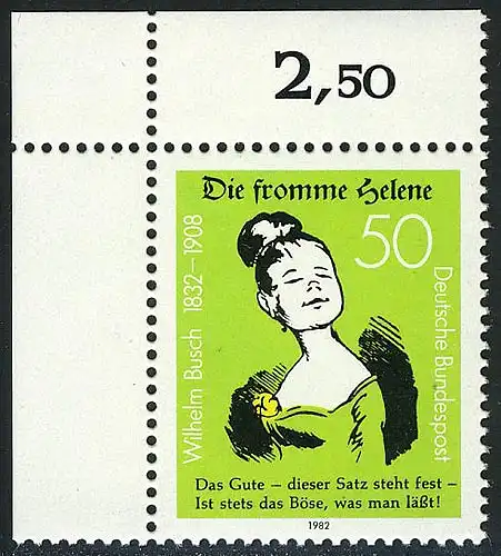 1129 Wilhelm Busch ** Ecke o.l.