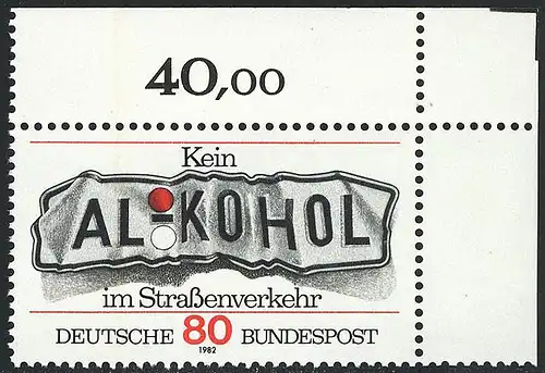 1145 kein Alkohol im Straßenverkehr ** Ecke o.r.