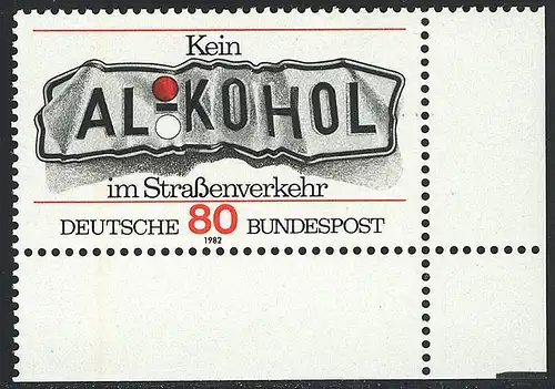 1145 kein Alkohol im Straßenverkehr ** Ecke u.r.
