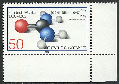 1148 Friedrich Wöhler ** Coin et r.