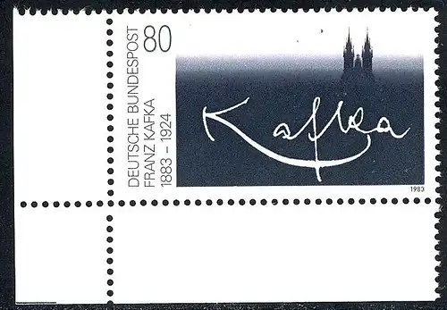1178 Franz Kafka ** Ecke u.l.