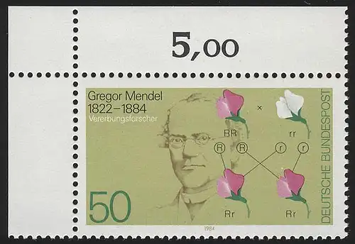 1199 Gregor Johann Mendel ** Coin o.l.