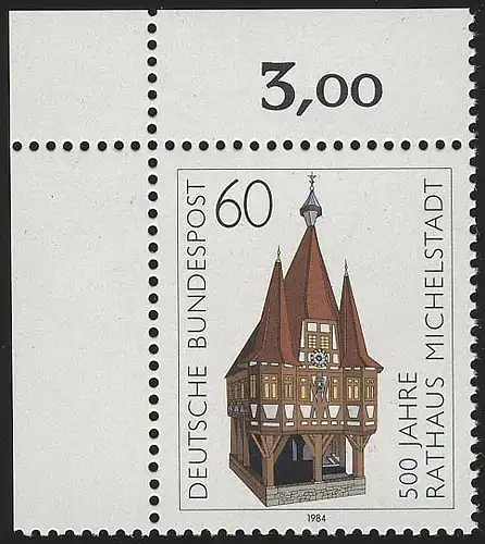 1200 Hôtel de ville Michelstadt ** Coin o.l.