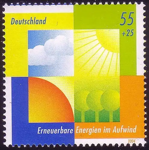 2378 Erneuerbare Energien, Set zu 10 Briefmarken, alle ** postfrisch