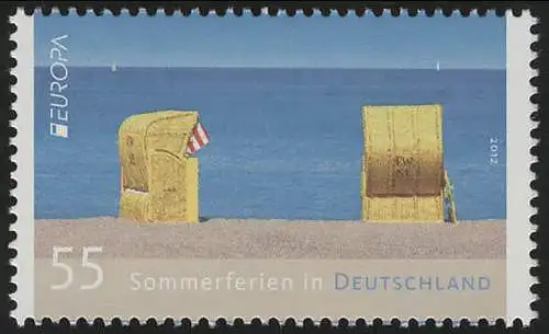 2933 Europa/CEPT Tourismus Sommerferien - 10 Einzelmarken, alle ** postfrisch