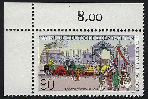 1264 Chemins de fer allemands ** Coin o.l.