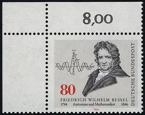 1219 Friedrich Wilhelm Bessel ** Ecke o.l.